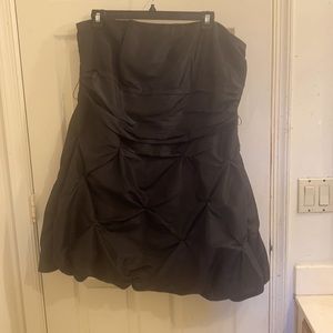 Beautiful Plus Sized Black, Fit and Flare Dress